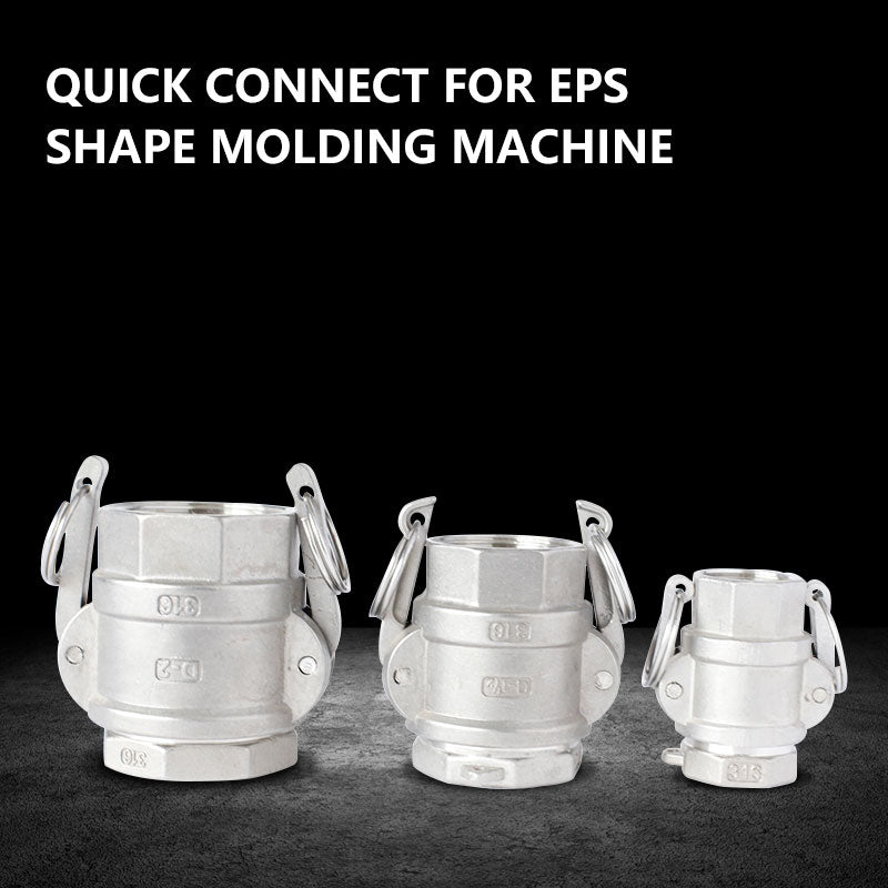 DN40 quick connect for eps shape molding machine